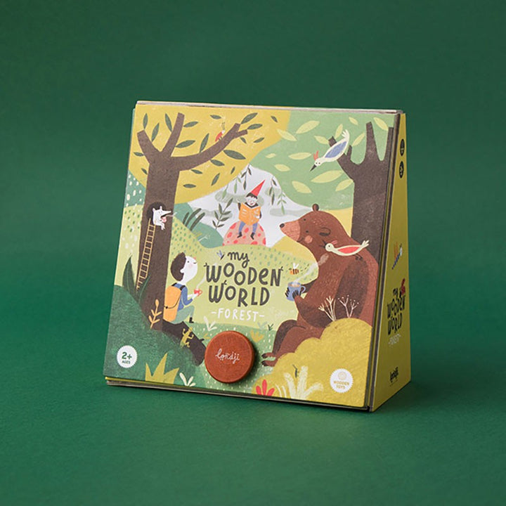 Londji Holzspielzeug WOODEN WORLD FOREST - Wald und Waldfiguren aus Holz bei Nauli and Stories