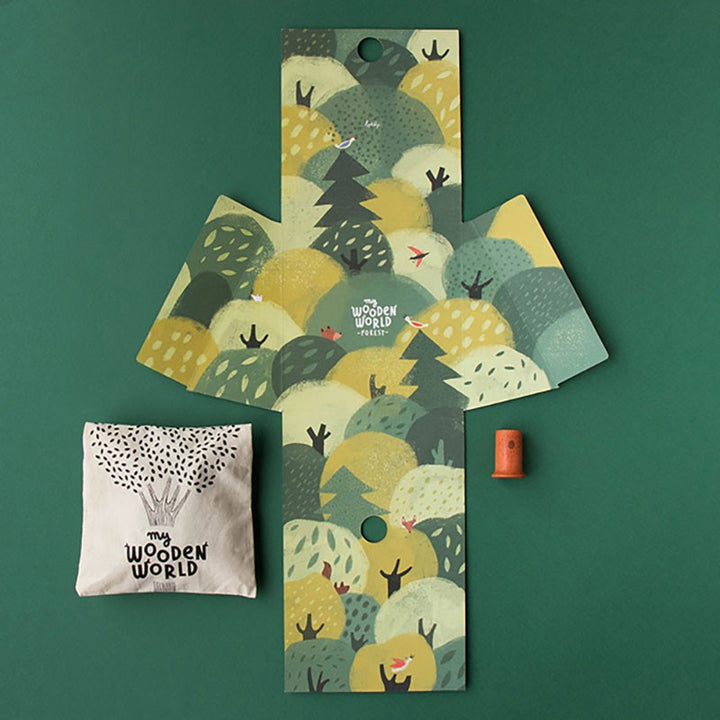 Londji Holzspielzeug WOODEN WORLD FOREST - Wald und Waldfiguren aus Holz bei Nauli and Stories