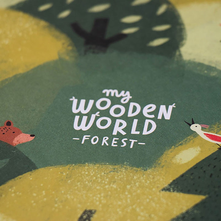 Londji Holzspielzeug WOODEN WORLD FOREST - Wald und Waldfiguren aus Holz bei Nauli and Stories