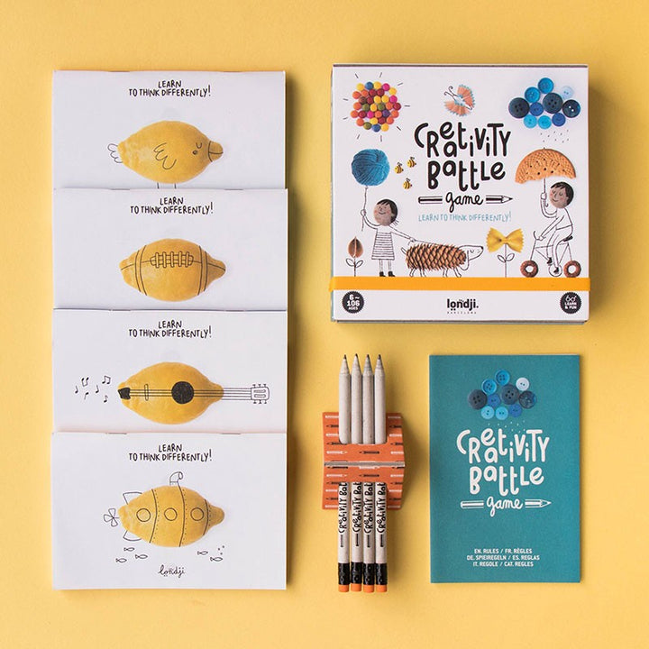 Londji Brettspiel Creativity Battle bei Nauli and Stories