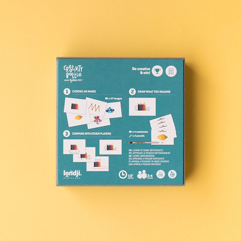 Londji Brettspiel Creativity Battle bei Nauli and Stories
