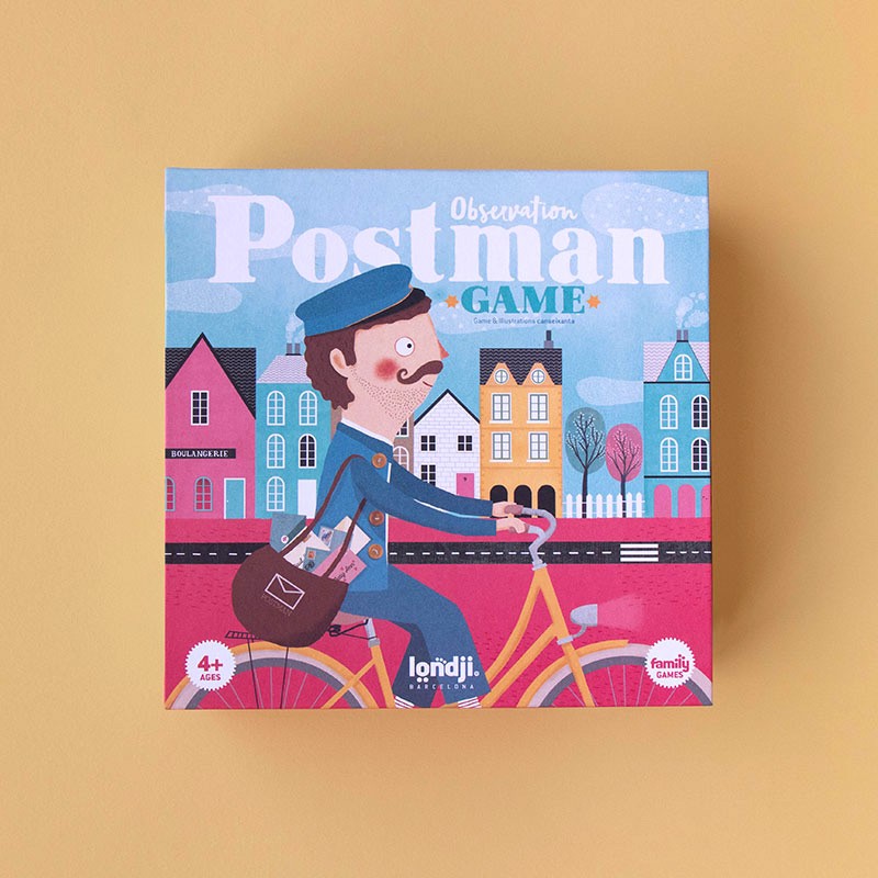 Londji Brettspiel Postman - Beobachtungsspiel bei Nauli and Stories