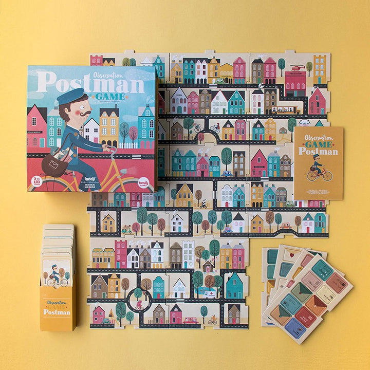 Londji Brettspiel Postman - Beobachtungsspiel bei Nauli and Stories