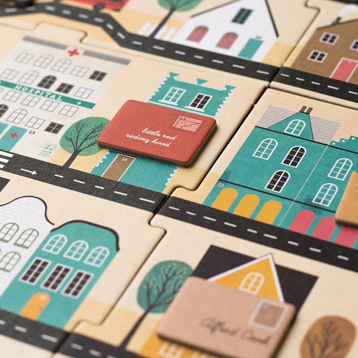 Londji Brettspiel Postman - Beobachtungsspiel bei Nauli and Stories