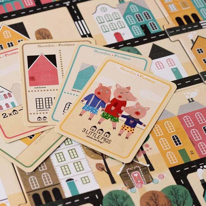Londji Brettspiel Postman - Beobachtungsspiel bei Nauli and Stories