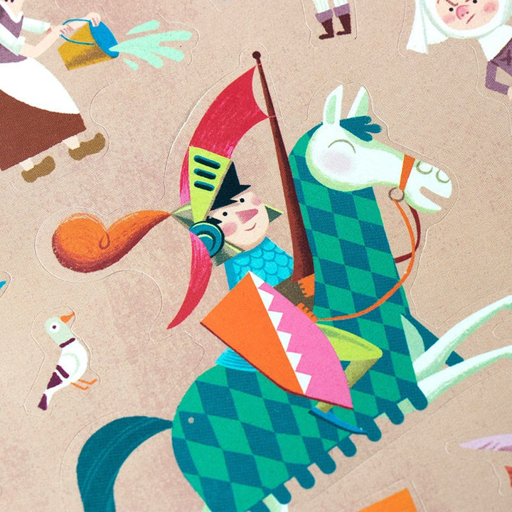 Londji Deko-Aufkleber Stickers Medieval bei Nauli and Stories