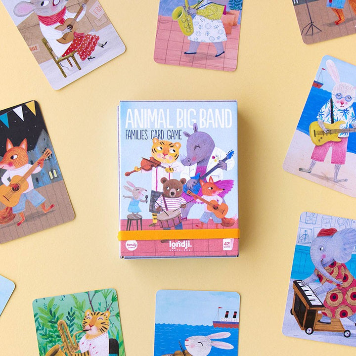 Londji Kartenspiel Animals Big Band | Kartenspiel bei Nauli and Stories