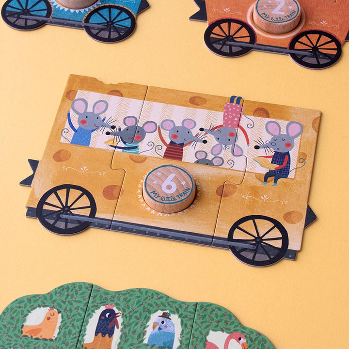Londji Puzzle My little Train Puzzle bei Nauli and Stories