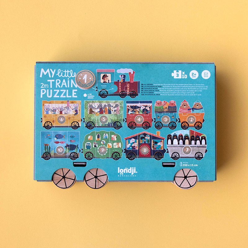 Londji Puzzle My little Train Puzzle bei Nauli and Stories