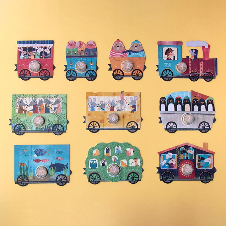 Londji Puzzle My little Train Puzzle bei Nauli and Stories