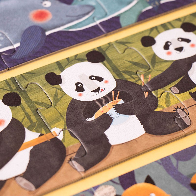 Londji Puzzle 10 Pinguine - Puzzle - ab 3 bei Nauli and Stories