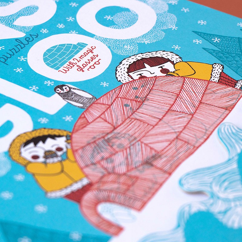 Londji Puzzle DANS L IGLOO - Puzzle mit bunten Brillen um mehr zu entdecken bei Nauli and Stories