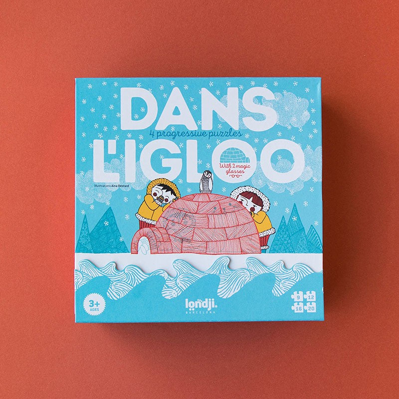 Londji Puzzle DANS L IGLOO - Puzzle mit bunten Brillen um mehr zu entdecken bei Nauli and Stories