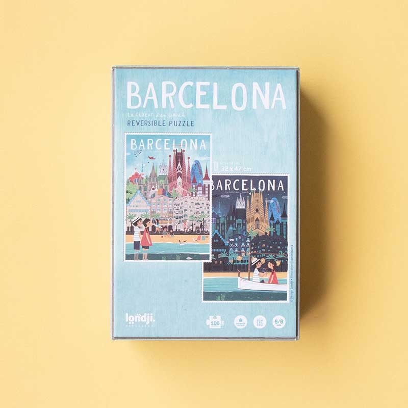Londji Puzzle Barcelona Skyline - Puzzle bei Nauli and Stories