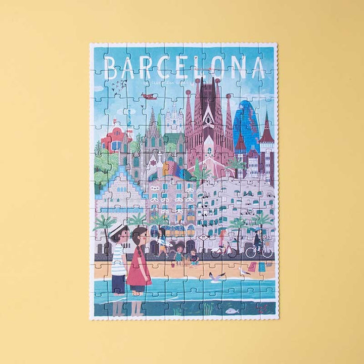 Londji Puzzle Barcelona Skyline - Puzzle bei Nauli and Stories