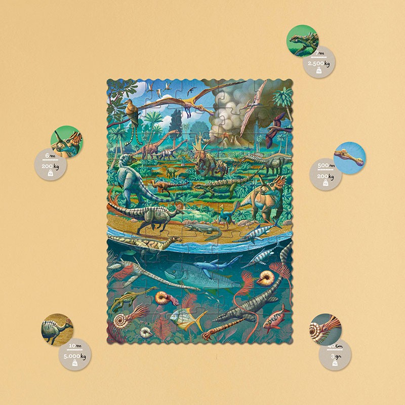 Londji Puzzle Dinosaurier | Tiny Puzzle bei Nauli and Stories