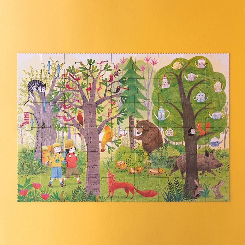 Londji Puzzle Night and Day in the Forest - Puzzle bei Nauli and Stories