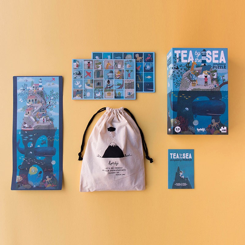 Londji Puzzle Tea By The Sea - Puzzle - ab 5 bei Nauli and Stories
