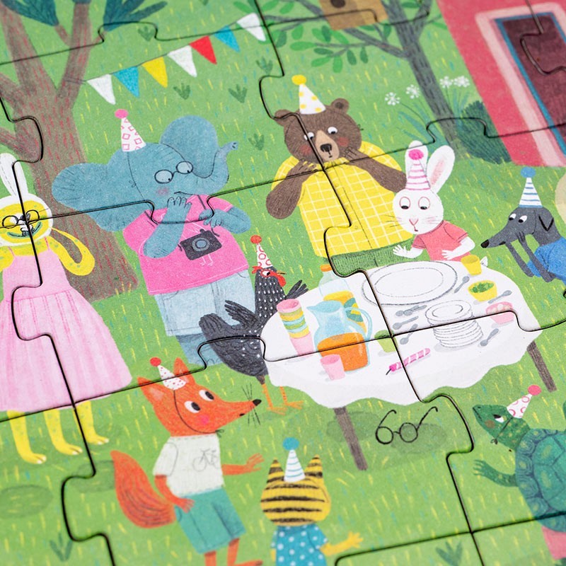 Londji Puzzle THE MYSTERIOUS CASE OF THE BIRTHDAY - Puzzle und Dedektivspiel bei Nauli and Stories