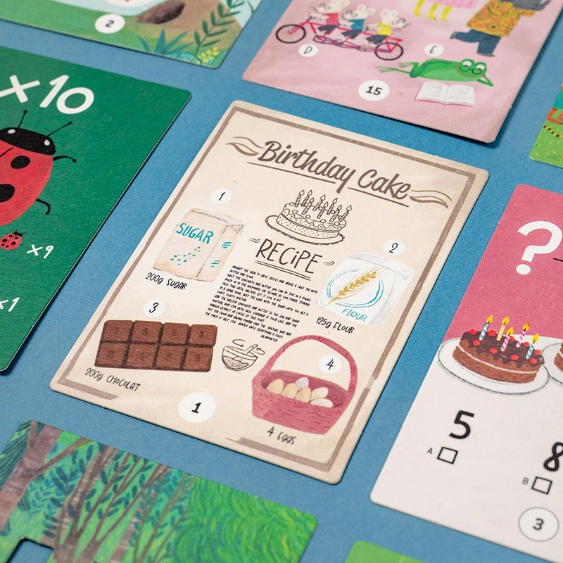 Londji Puzzle THE MYSTERIOUS CASE OF THE BIRTHDAY - Puzzle und Dedektivspiel bei Nauli and Stories