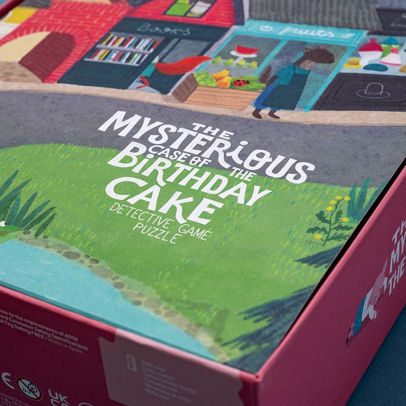 Londji Puzzle THE MYSTERIOUS CASE OF THE BIRTHDAY - Puzzle und Dedektivspiel bei Nauli and Stories