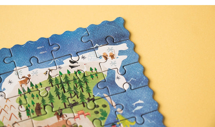 Londji Puzzle Discover the World Pocket Puzzle bei Nauli and Stories