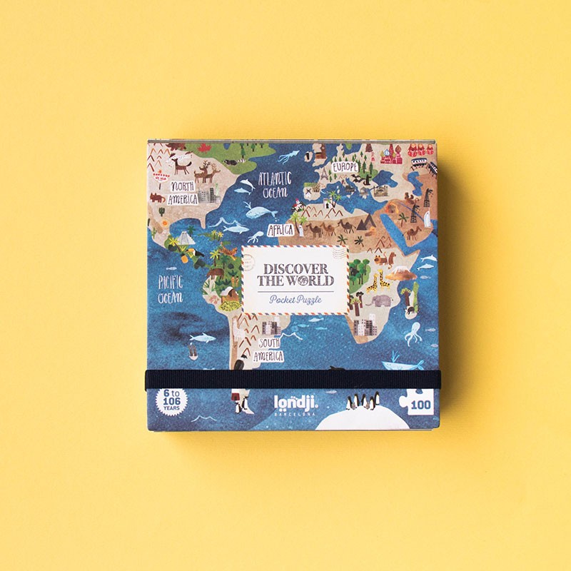Londji Puzzle Discover the World Pocket Puzzle bei Nauli and Stories