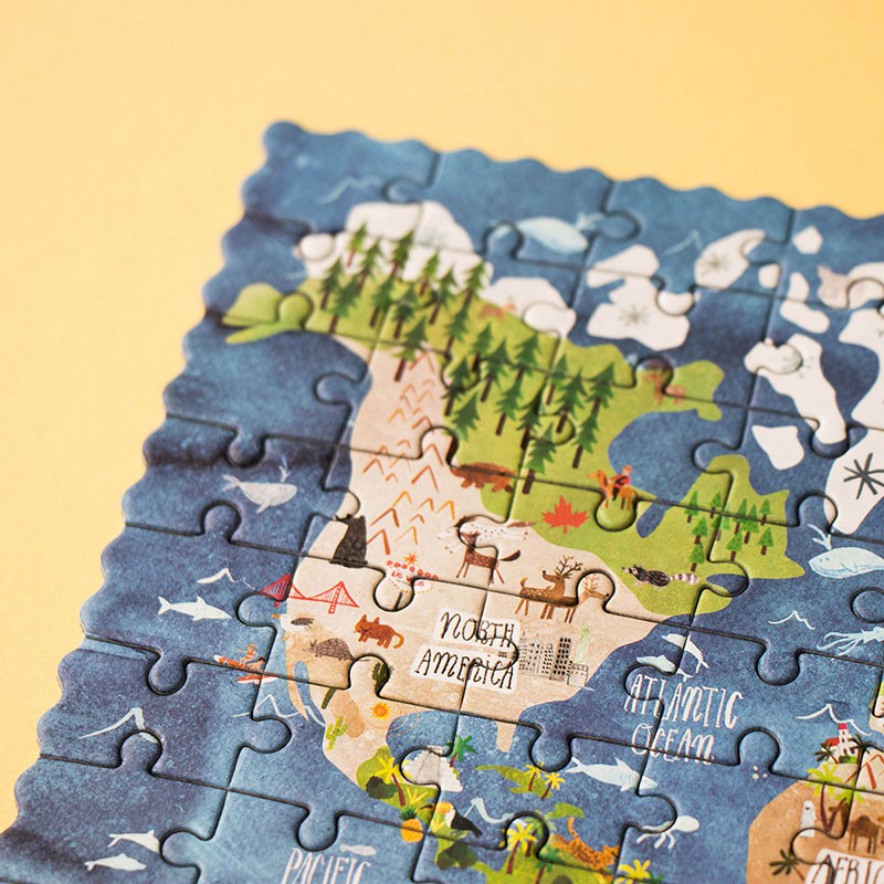 Londji Puzzle Discover the World Pocket Puzzle bei Nauli and Stories