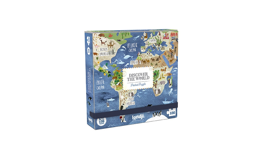 Londji Puzzle Discover the World Pocket Puzzle bei Nauli and Stories