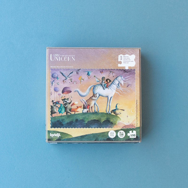 Londji Puzzle Pocket My Unicorn - Puzzle mit 100 Teilen bei Nauli and Stories