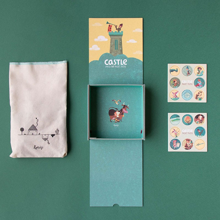 Londji Puzzle Castle POCKET PUZZLE bei Nauli and Stories