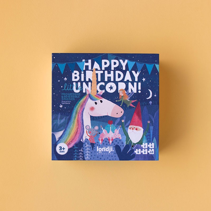 Londji Puzzle Happy Birthday Unicorn -  Puzzle bei Nauli and Stories