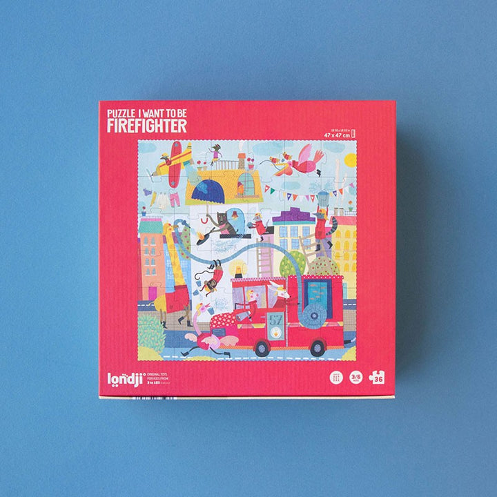 Londji Puzzle I WANT TO BE FIREFIGHTER PUZZLE bei Nauli and Stories