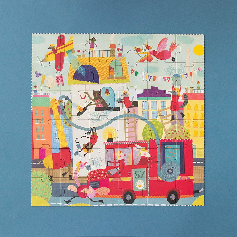 Londji Puzzle I WANT TO BE FIREFIGHTER PUZZLE bei Nauli and Stories