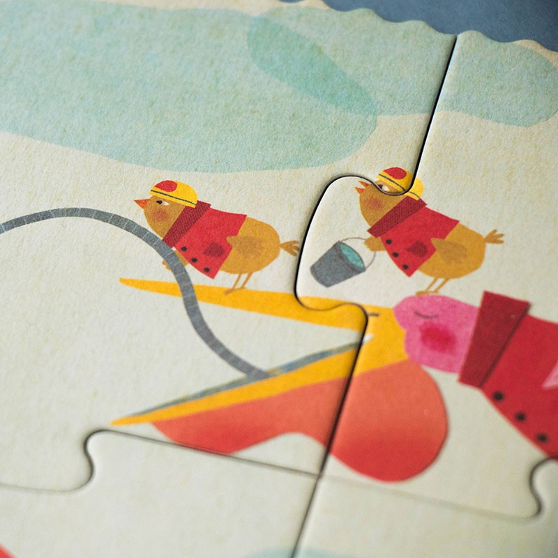 Londji Puzzle I WANT TO BE FIREFIGHTER PUZZLE bei Nauli and Stories