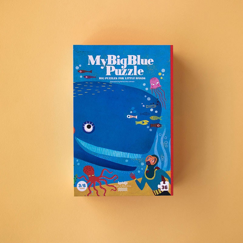 Londji Puzzle My big blue puzzle bei Nauli and Stories