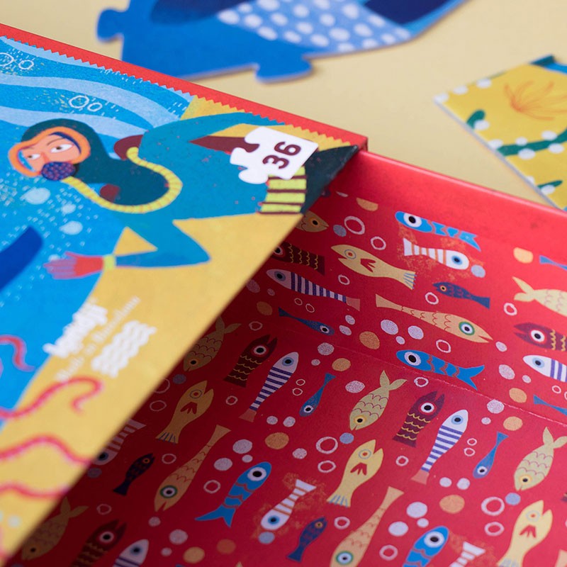 Londji Puzzle My big blue puzzle bei Nauli and Stories