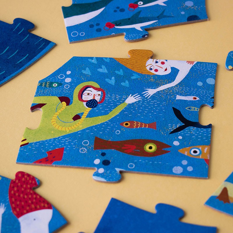 Londji Puzzle My big blue puzzle bei Nauli and Stories