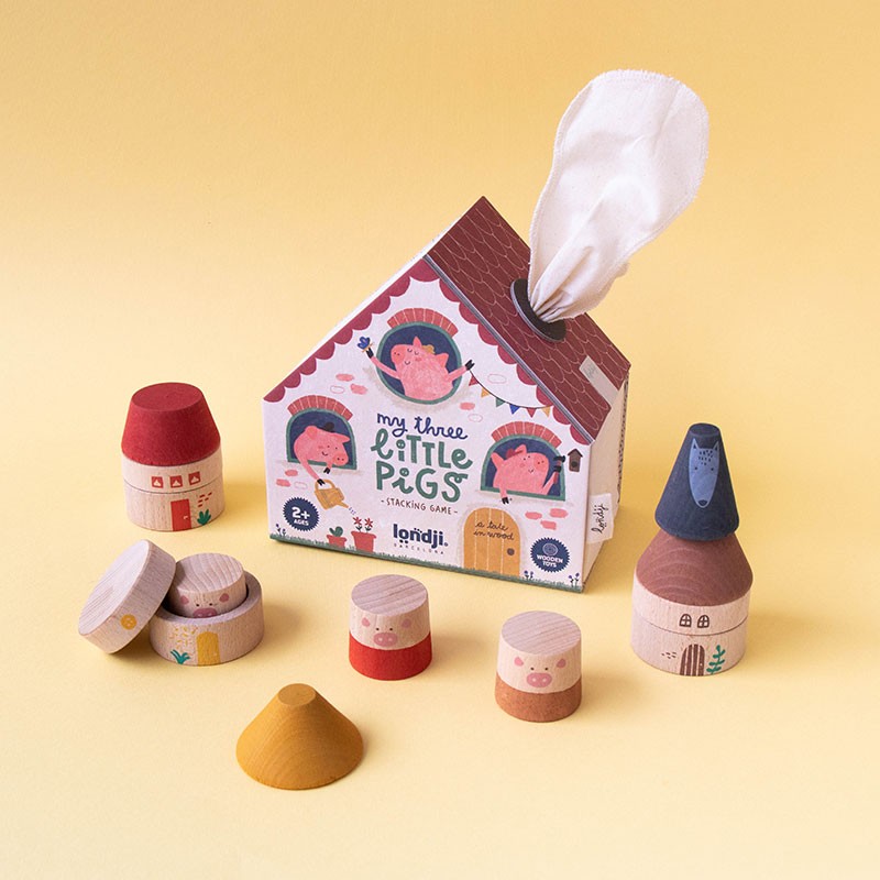 Londji Puzzle MY THREE LITTLE PIGS bei Nauli and Stories