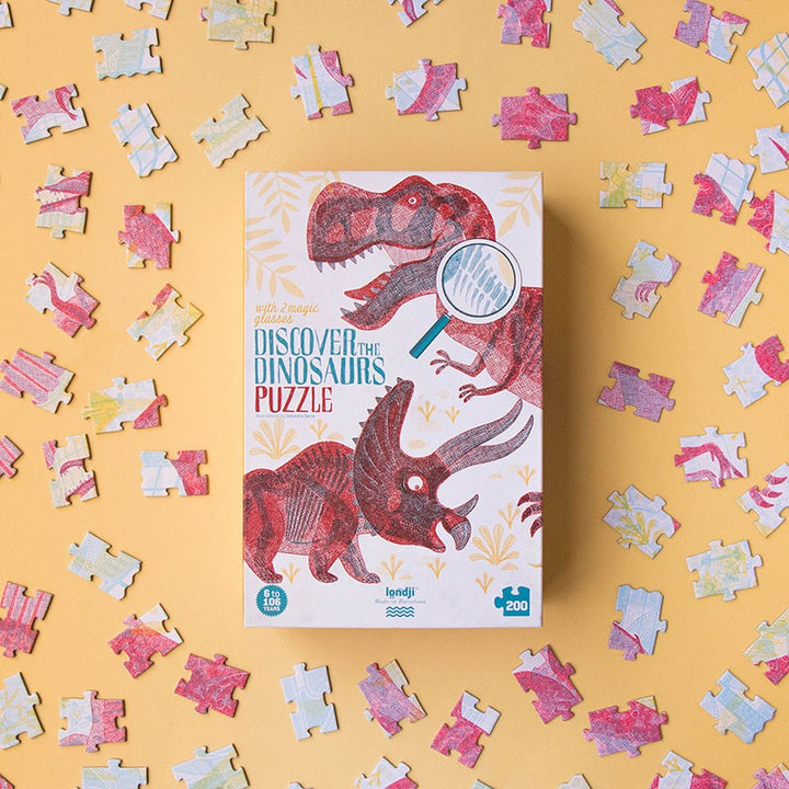 Londji Puzzle Puzzle Discover the Dinosours bei Nauli and Stories