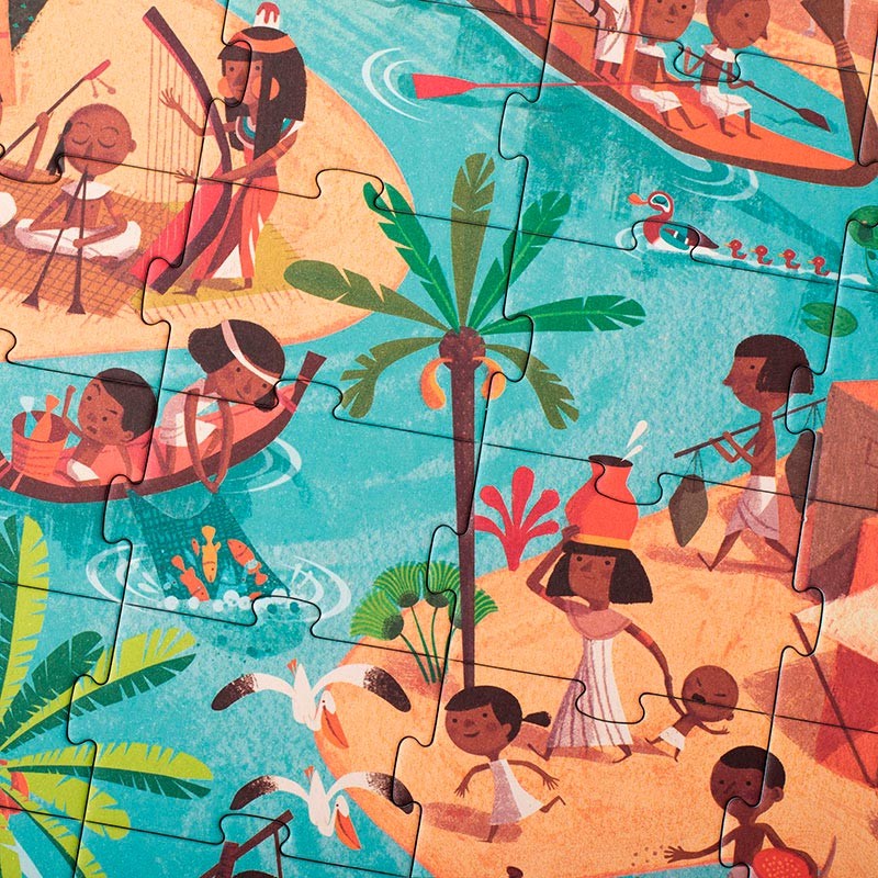 Londji Puzzle Puzzle - Go to the Pyramids bei Nauli and Stories