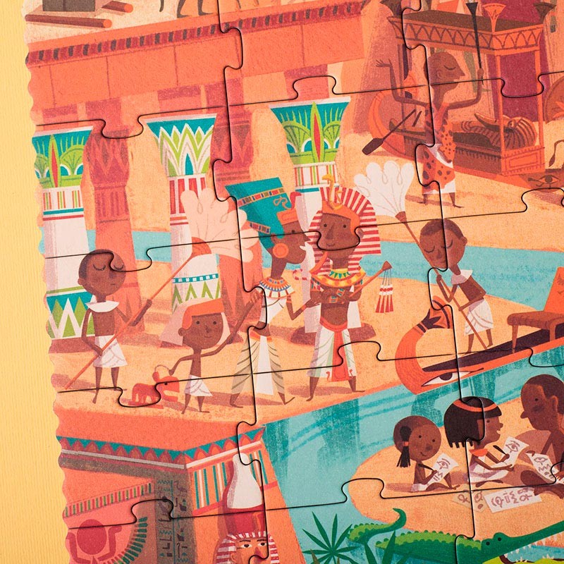 Londji Puzzle Puzzle - Go to the Pyramids bei Nauli and Stories