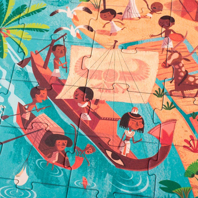 Londji Puzzle Puzzle - Go to the Pyramids bei Nauli and Stories