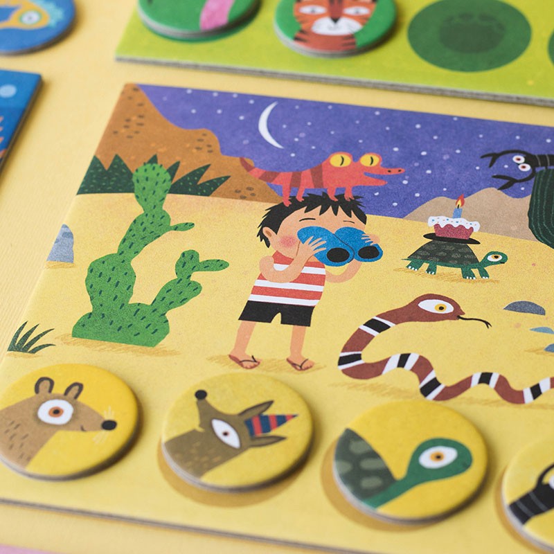 Londji Spiel HABITATS LOTTO bei Nauli and Stories