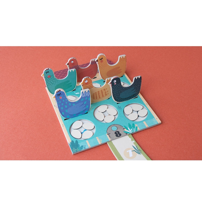 Londji Spiel CLUCK CLUCK! THE FOX! als Pocketversion bei Nauli and Stories