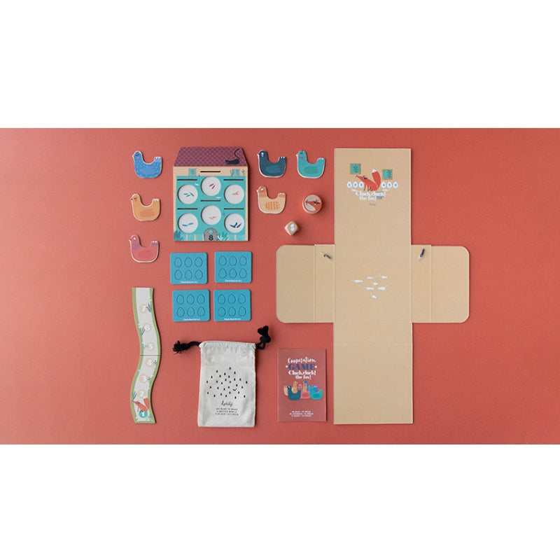 Londji Spiel CLUCK CLUCK! THE FOX! als Pocketversion bei Nauli and Stories