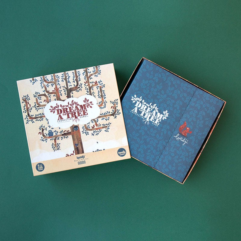 Londji Spiel Dream a Tree - Legespiel für Alleinspieler oder Teams bei Nauli and Stories