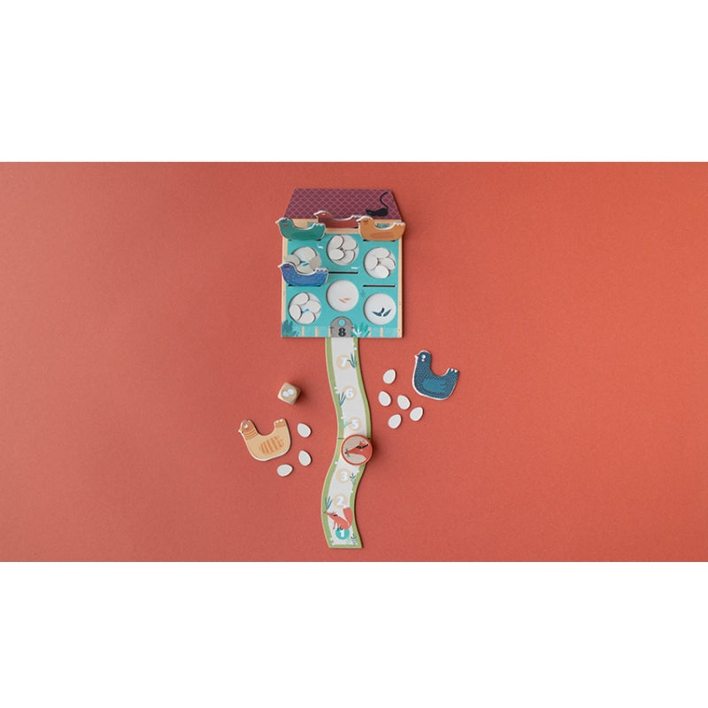 Londji Spiel CLUCK CLUCK! THE FOX! als Pocketversion bei Nauli and Stories