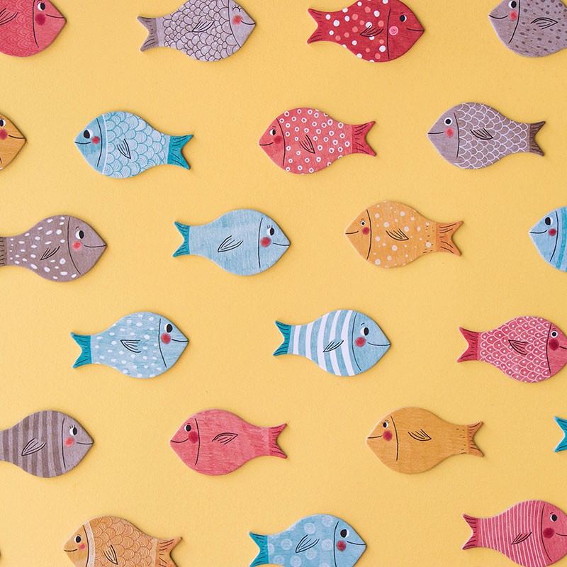 Londji Spiel The Whale &amp; the Fish - Legespiel bei Nauli and Stories