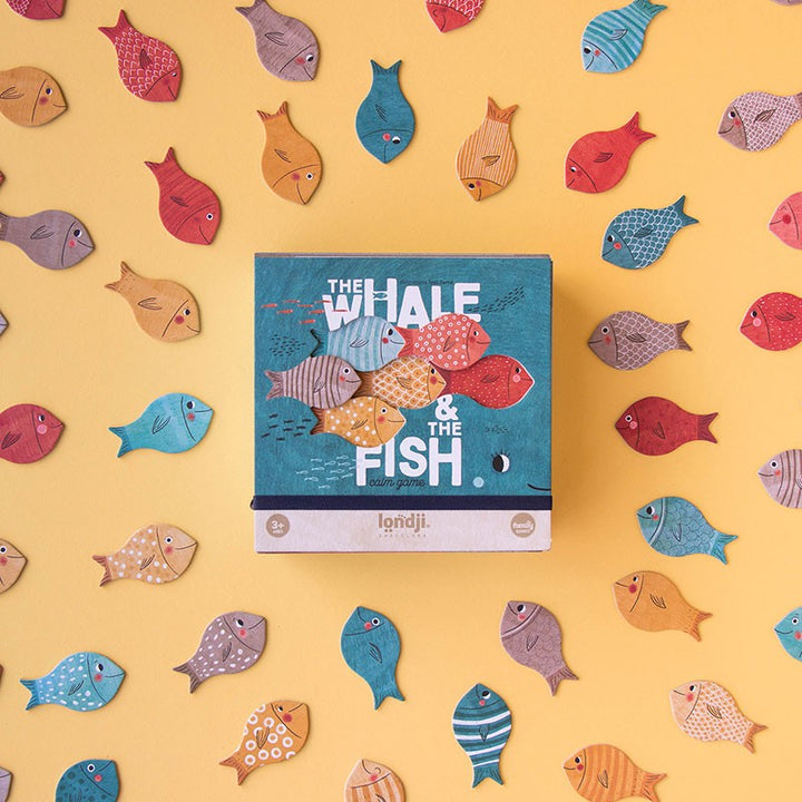 Londji Spiel The Whale &amp; the Fish - Legespiel bei Nauli and Stories